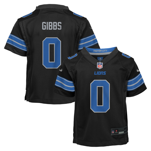 Jahmyr Gibbs Detroit Lions Nike Preschool Alternate Game Jersey - Black