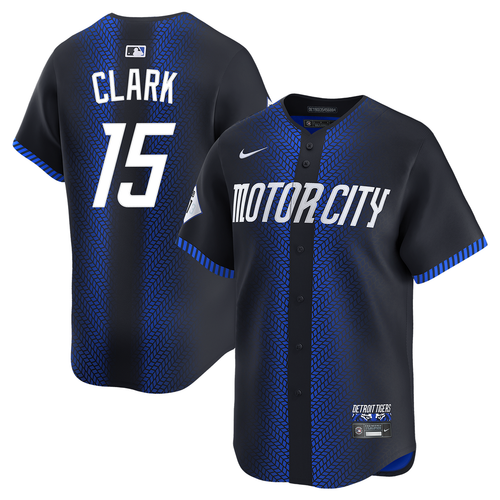Max Clark Detroit Tigers Nike City Connect Limited Jersey - Navy