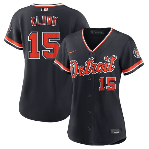 Max Clark Detroit Tigers Nike Women's Alternate Road Stadium Jersey - Navy
