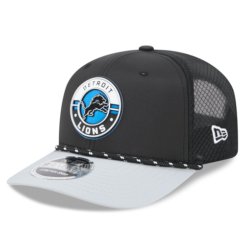 Detroit Lions New Era 2026 Rivalries Collection 9SEVENTY Adjustable Hat - Black