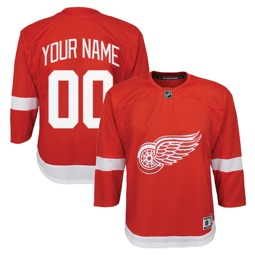 Detroit Red Wings Preschool Home Custom Premier Jersey - Red
