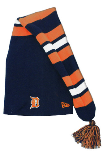 Detroit Tigers New Era Snowflurry Knit Hat - Navy