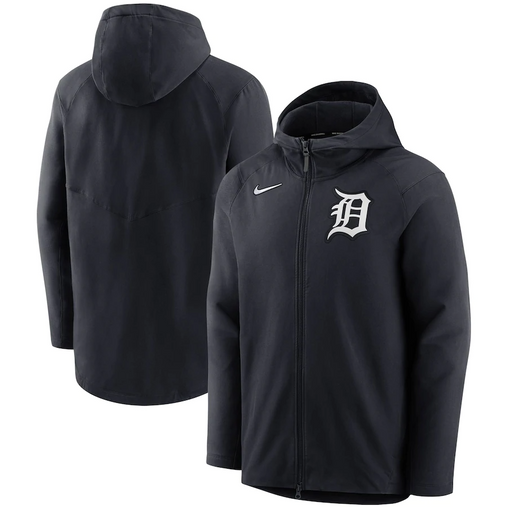 Nike Detroit Lions Mens Blue Pregame Plyr Pullover Jackets