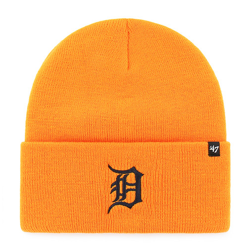 47 Brand Detroit Tigers Orange Carhartt Corktown Knit Beanie