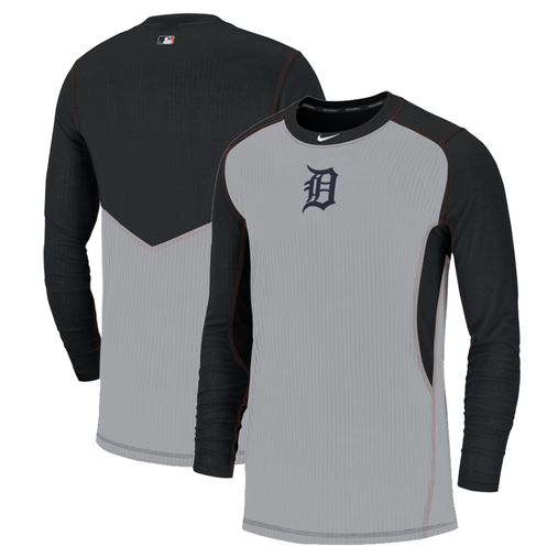 Nike / Youth Boys' Detroit Tigers Blue Authentic Collection Dri-FIT Legend  Long Sleeve T-Shirt