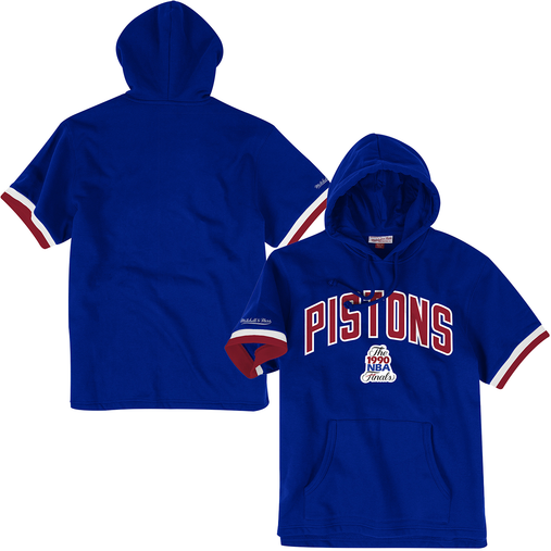 Mitchell & Ness Detroit Pistons Long Sleeve Mens Jumper FCNKDA18014 DPIROYA