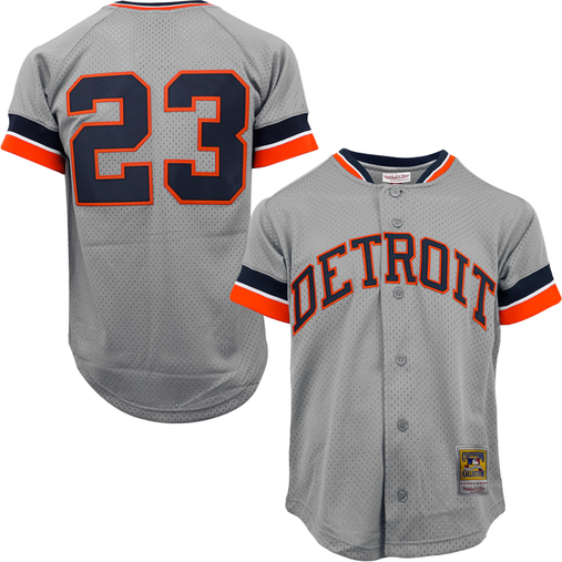 Kirk Gibson Detroit Tigers Mitchell & Ness Youth 1993-94 Cooperstown Collection Mesh Batting Practice Jersey - Orange Large