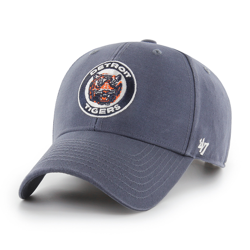 47 Detroit Tigers MVP Legend Vintage Navy/Orange Logo Adjustable Strap Hat  Cap