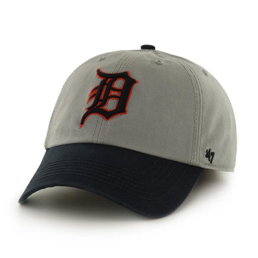 Detroit Tigers 47 Brand Undertow Reformer Franchise Fitted Hat - Gray/Navy Large