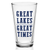 MI Culture Michigan Robin Pint Glass