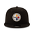 New Era Pittsburgh Steelers Black 9Fifty Basic Snapback Hat