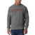 47 Brand Detroit Tigers Wolf Gray Striker Crew Pullover Sweatshirt