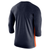 Nike Detroit Tigers Orange Cooperstown Tri-Blend 3/4 Sleeve Raglan T-Shirt