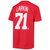 Detroit Red Wings Youth Red Dylan Larkin Player Name & Number T-Shirt