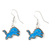 Aminco Detroit Lions Logo Dangler Earrings