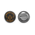MI Culture Black w/ Orange Motor City Wheel Button