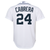 Miguel Cabrera Detroit Tigers Youth  Majestic Cool Base Home Replica Jersey - White