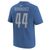 Malcolm Rodriguez Detroit Lions Nike Youth Name and Number T-Shirt - Blue