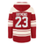 Lucas Raymond Detroit Red Wings 47 Brand Player Lacer Pullover Hoodie - Red