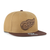Detroit Red Wings 47 Brand No Shot 2Tone Captain Snapback Hat - Tan/Brown