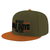 Detroit Bad Boys For Life MI Culture Two-Tone Snapback Hat - Olive/Brown