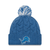 Detroit Lions New Era Women’s Cozy Cable Knit Hat - Blue