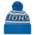 Detroit Lions New Era Youth Jr Evergreen Knit Hat - Blue