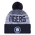 Detroit Tigers New Era Authentic Collection Road Sport Knit Hat with Pom - Navy