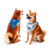 Detroit Lions Little Earth Home and Away Pet Bandana Set
