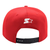 Detroit Red Wings Starter Arch Logo 2Tone Snapback Adjustable Hat - Red/Black