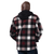 Detroit Red Wings Starter Patrick Sherpa Lined Full-Snap Flannel Jacket - Red/Black