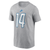 Amon-Ra St Brown Detroit Lions Nike Name and Number T-Shirt - Gray