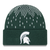 Michigan State Spartans New Era Freeze Cuff Knit Hat - Green
