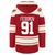 Sergei Fedorov Detroit Red Wings '47 Superior Lacer Player Pullover Hoodie - Red