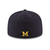 Michigan Wolverines New Era Vintage 59FIFTY Fitted Hat - Navy