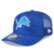 Detroit Lions New Era Camo Trucker 9SEVENTY Stretch-Snap Hat - Blue