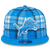 Detroit Lions New Era 2024 Sideline Statement 9FIFTY Snapback Hat - Blue