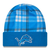 Detroit Lions New Era 2024 Sideline Statement Cuffed Knit Hat - Blue