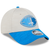Detroit Lions New Era 2024 Sideline Historic 9FORTY Stretch-Snap Hat - Stone/Blue