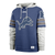 Detroit Lions ’47 Double Header Blitz Cornerback Pullover Hoodie - Blue