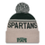 Michigan State Spartans New Era Vault Knit Hat - Chrome