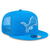 Detroit Lions New Era Trucker 9FIFTY Snapback Hat - Blue
