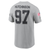 Aidan Hutchinson Detroit Lions Nike 2024 Salute to Service Name and Number T-Shirt - Gray