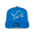 Detroit Lions New Era Trucker 9SEVENTY Stretch-Snap Hat - Blue/White
