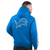 Detroit Lions Starter Polyfill Hooded Jacket - Blue