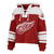Detroit Red Wings ’47 Women's Cropped Superior Lacer Pullover Hoodie - Red
