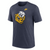 Michigan Wolverines Nike Legacy Vault Logo Tri-blend T-Shirt - Navy