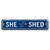 Detroit Lions Authentic Street Signs She Shed