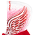 Detroit Red Wings FE Apparel Lace Up Pullover Hoodie - Red