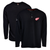 Detroit Red Wings FE Apparel Henley T-Shirt - Black